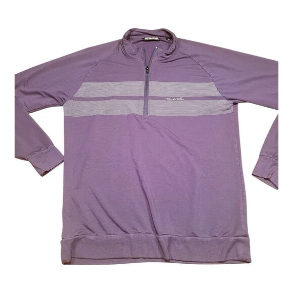 Travis Mathew Other - Travis Mathew Quarter-Zip Pullover Men’s L Navy Blue Stripe